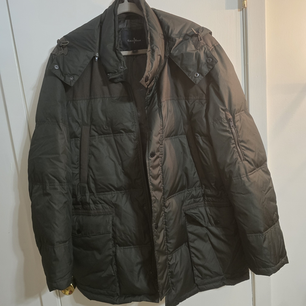 Cole Haan Men's Dark Puffer Jacket
